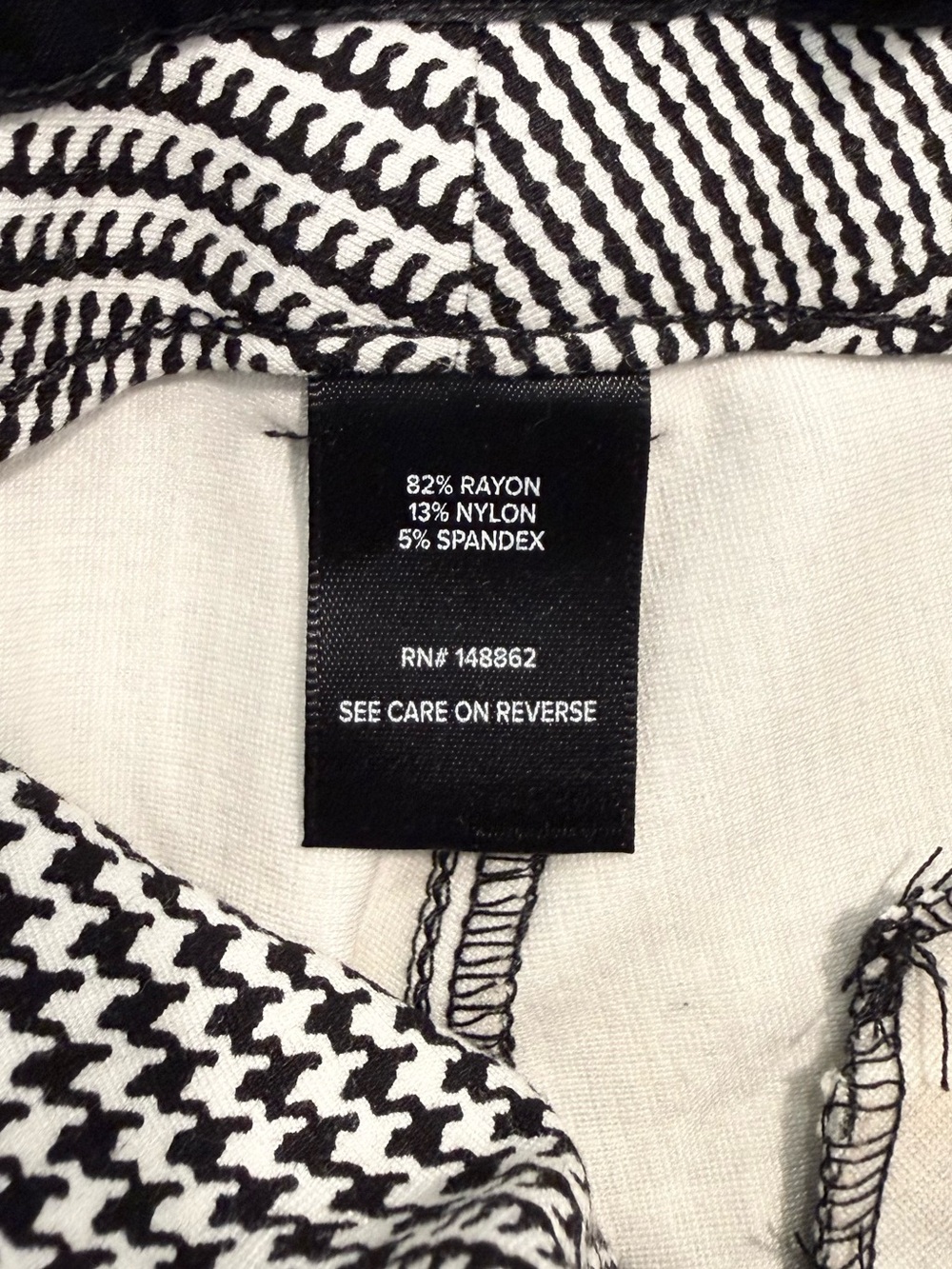 torrid Black & White Glen Plaid Flare Pants - Picture 11 of 11